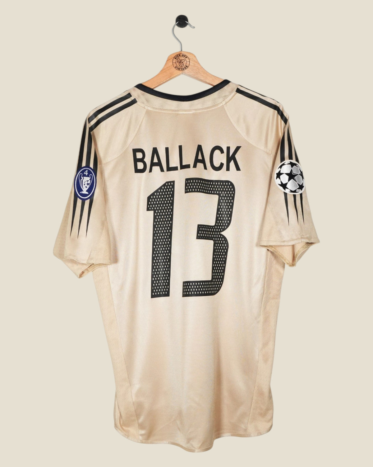 BAYERN MUNICH 2004/05 BALLACK UCL AWAY SHIRT (M) ADIDAS