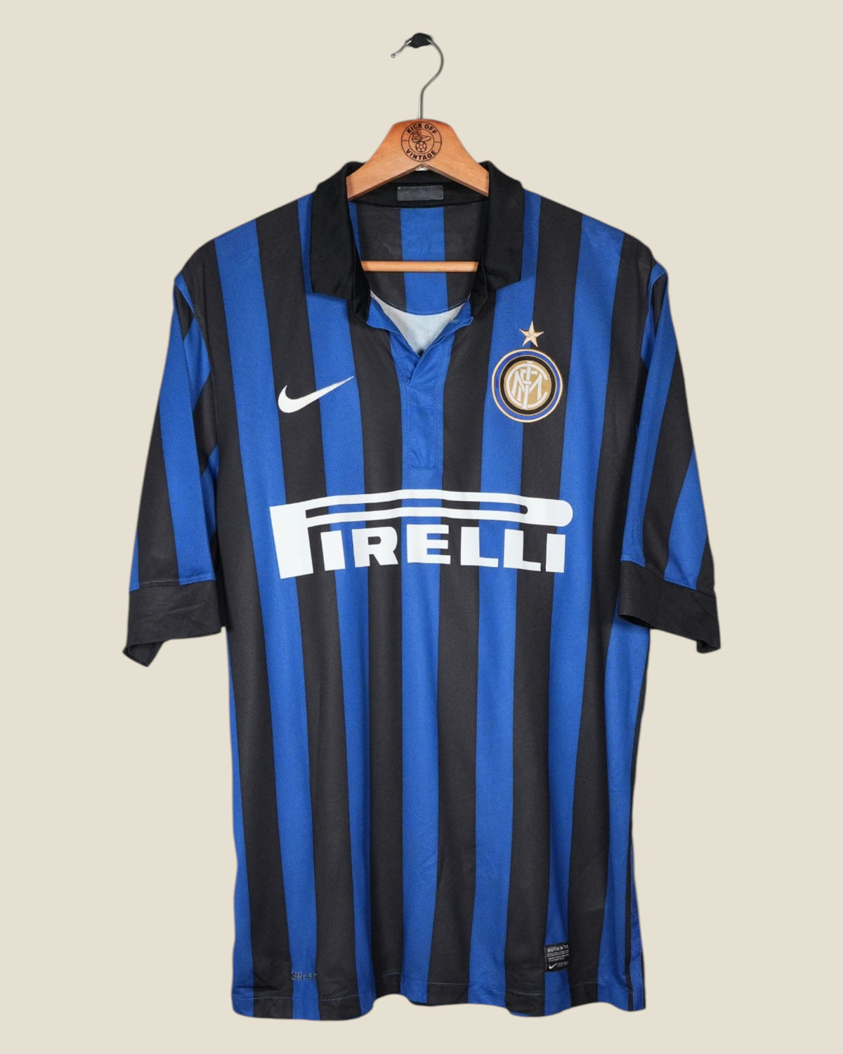 INTER MILAN 2011/12 FORLAN HOME SHIRT (M) NIKE