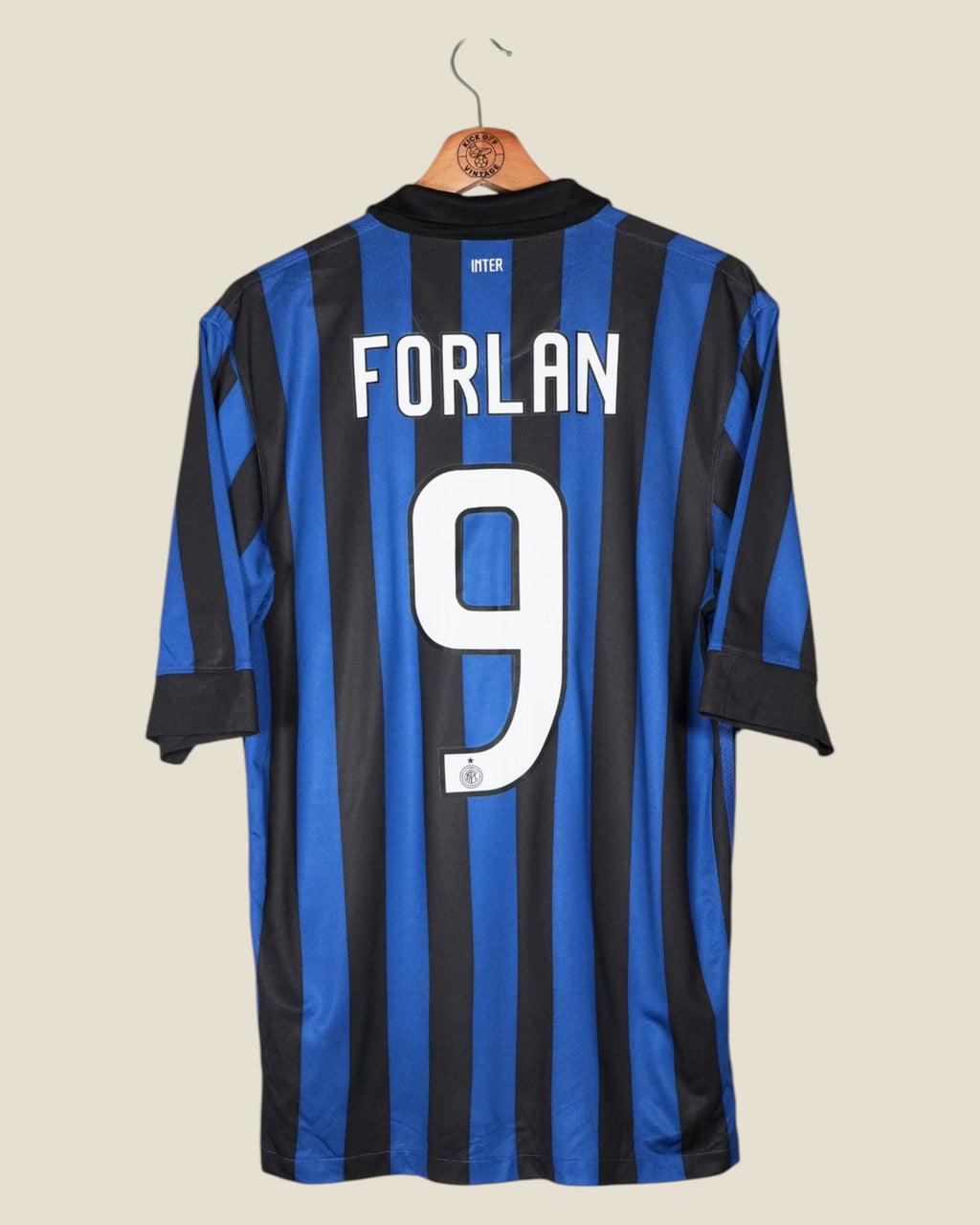 INTER MILAN 2011/12 FORLAN HOME SHIRT (M) NIKE