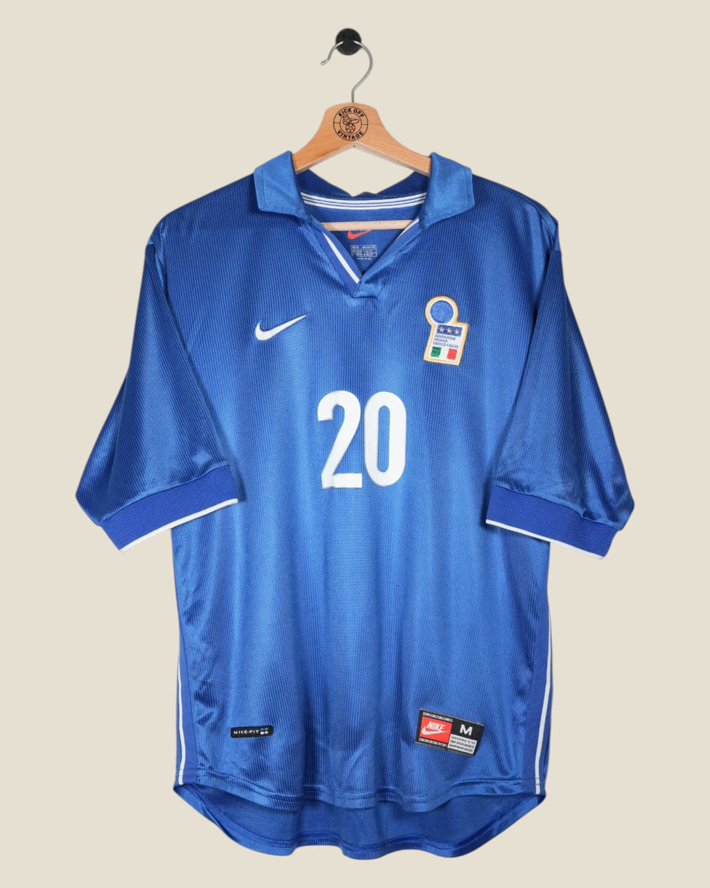 ITALY 1998 CHIESA HOME SHIRT (M) NIKE