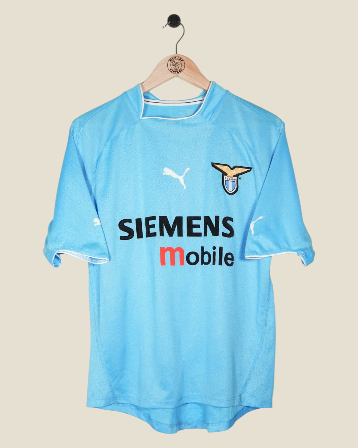 LAZIO 2002/03 INZAGHI HOME SHIRT (M) PUMA