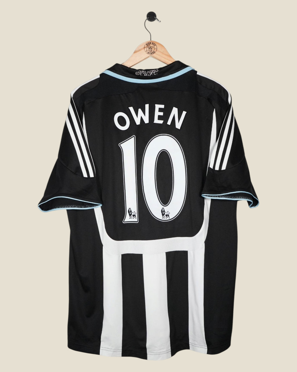 NEWCASTLE UNITED 2007/09 OWEN HOME SHIRT (XL) ADIDAS