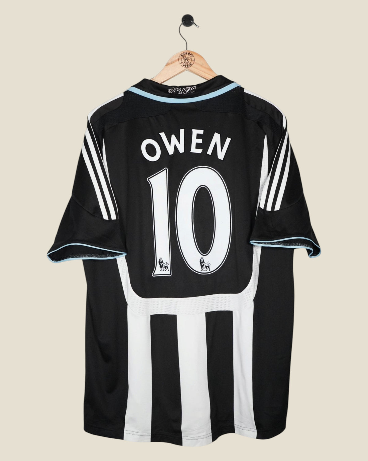 NEWCASTLE UNITED 2007/09 OWEN HOME SHIRT (XL) ADIDAS