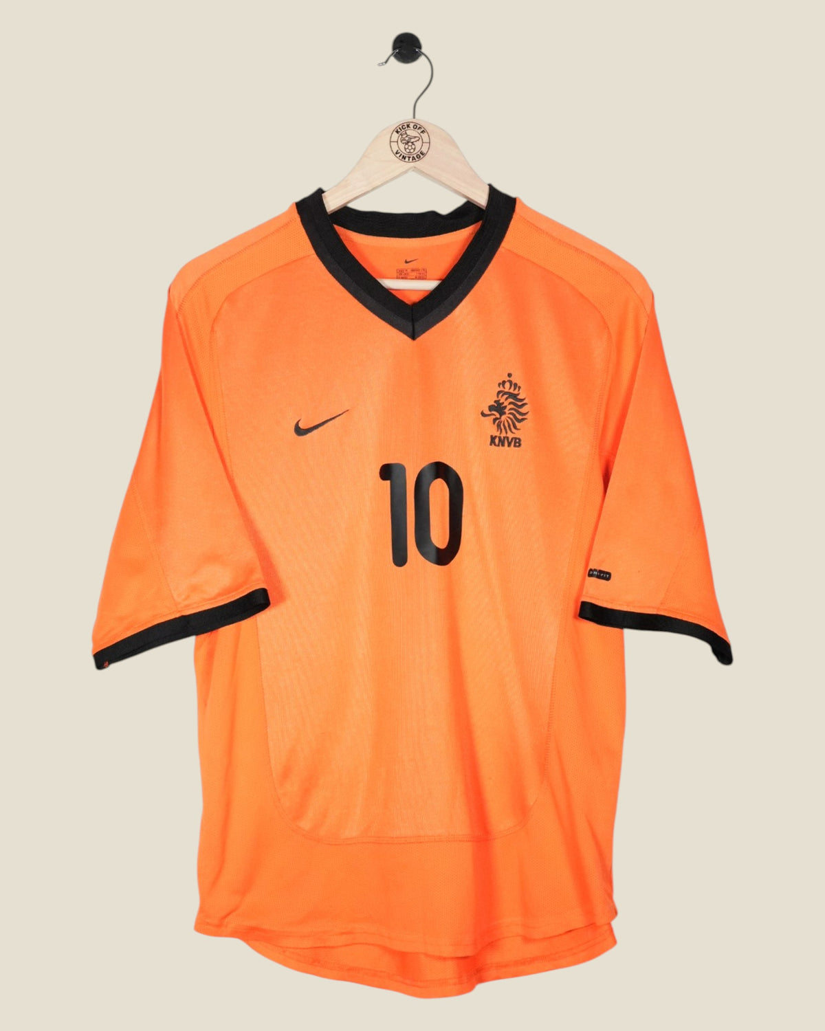 NETHERLANDS 2000 BERGKAMP HOME SHIRT (M) NIKE