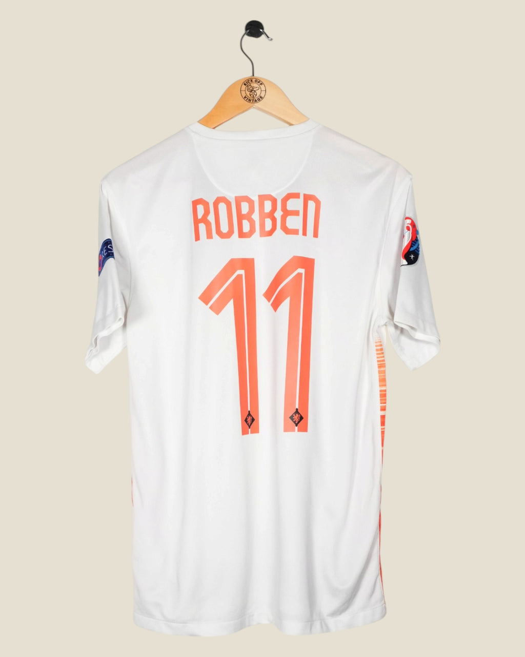 NETHERLANDS 2016 ROBBEN EURO AWAY SHIRT (M) NIKE