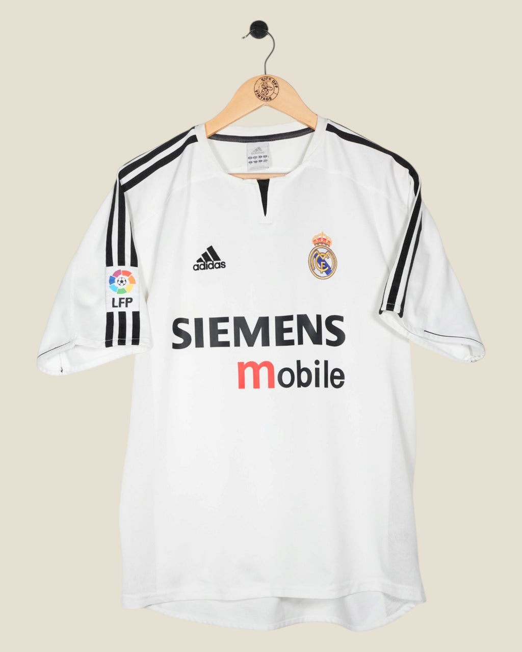 REAL MADRID 2003/04 RONALDO HOME SHIRT (M) ADIDAS