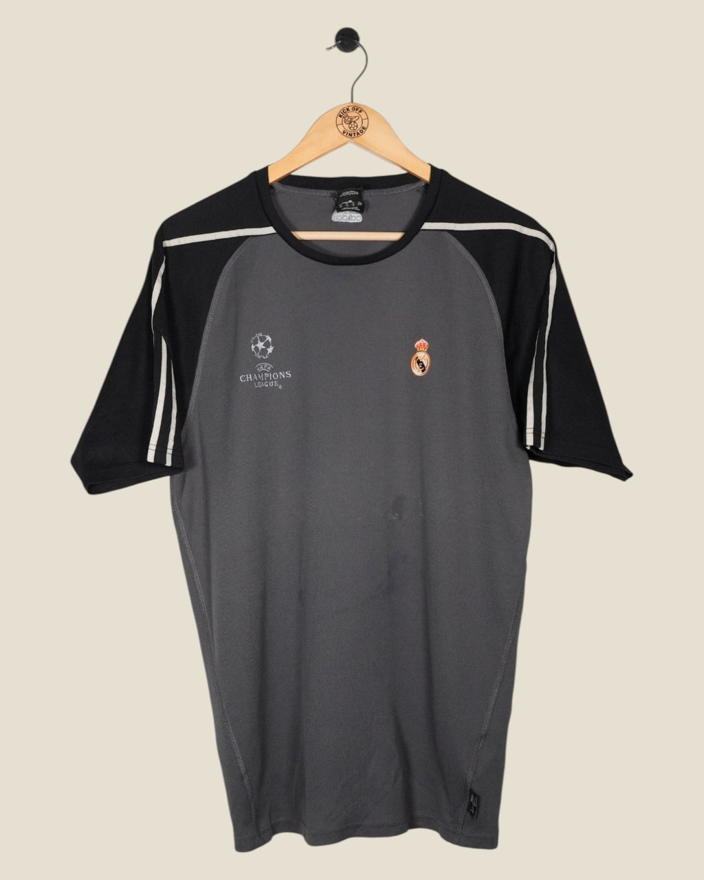 REAL MADRID 2004/05 TRAINING SHIRT (M) ADIDAS