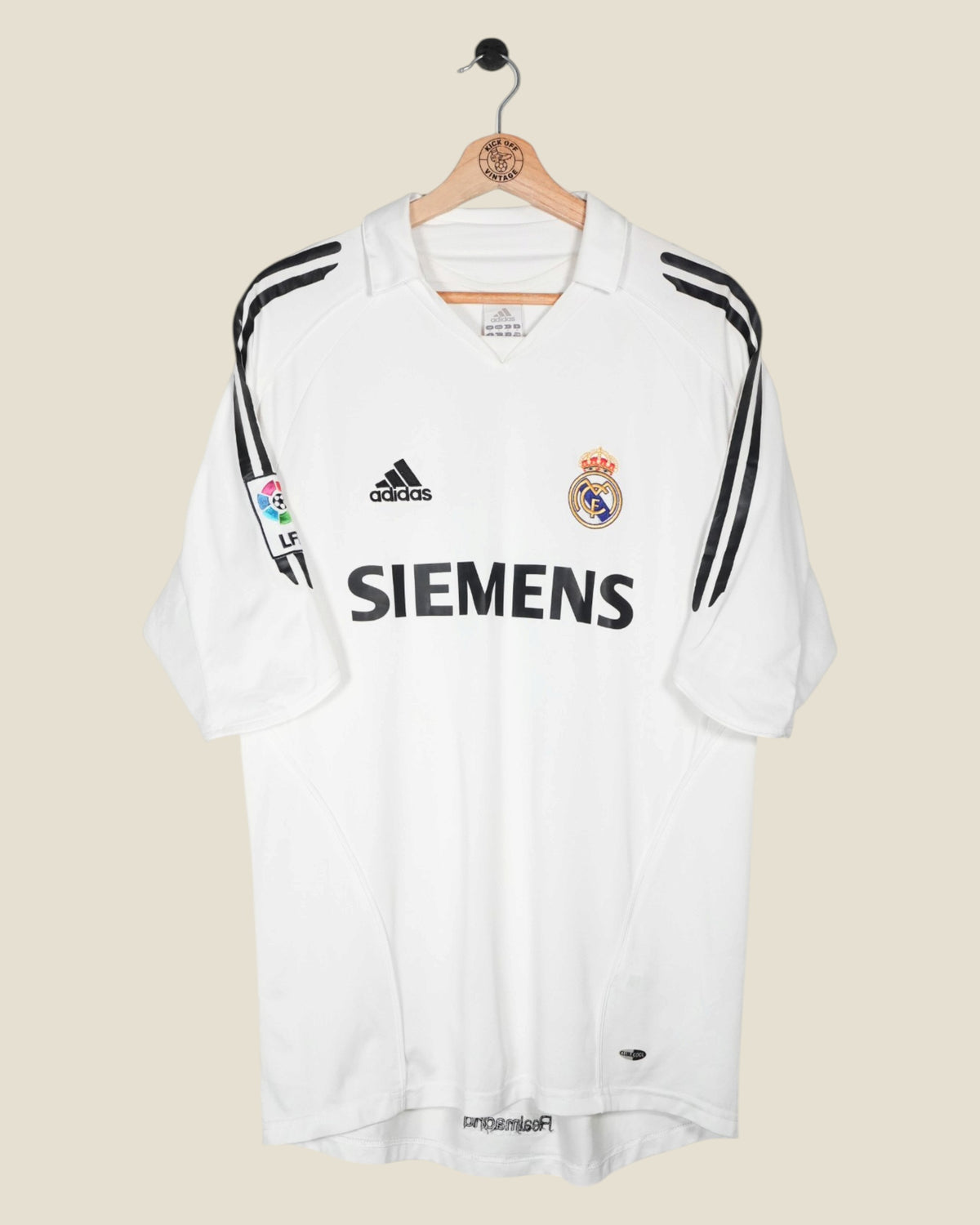 REAL MADRID 2005/06 RAUL HOME SHIRT (L) ADIDAS