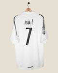 REAL MADRID 2005/06 RAUL HOME SHIRT (L) ADIDAS