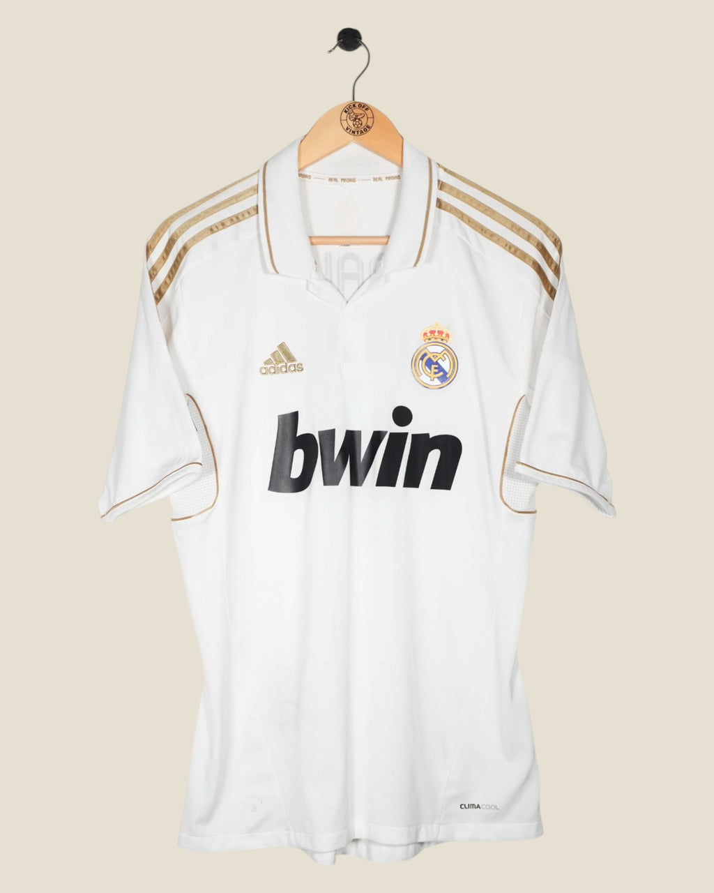 REAL MADRID 2011/12 RONALDO HOME SHIRT (M) ADIDAS