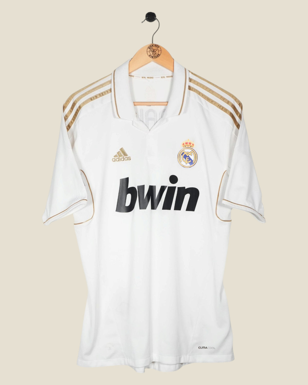 REAL MADRID 2011/12 RONALDO HOME SHIRT (M) ADIDAS