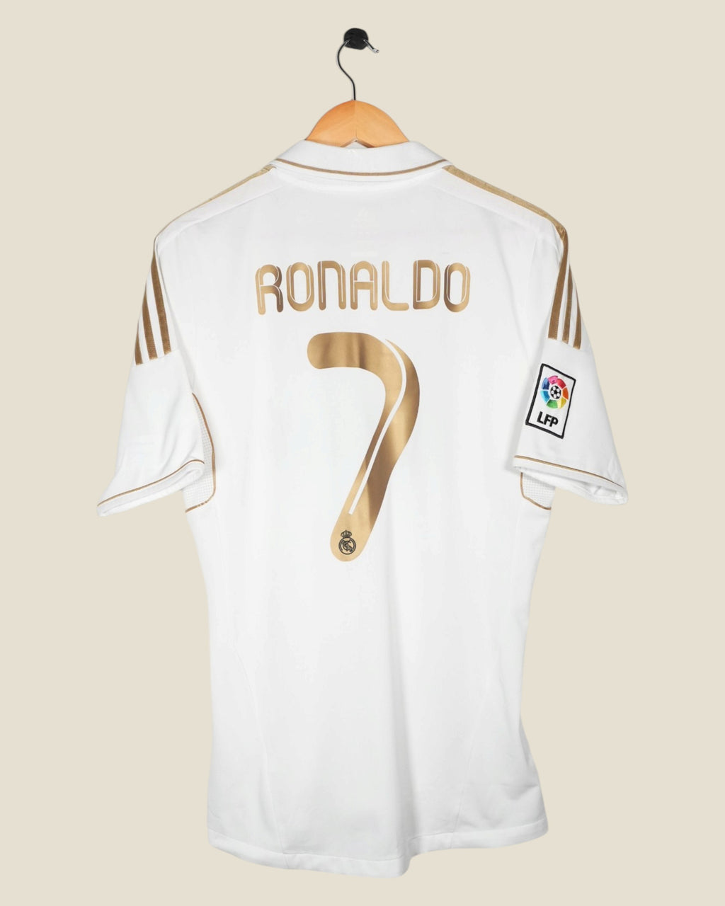 REAL MADRID 2011/12 RONALDO HOME SHIRT (M) ADIDAS