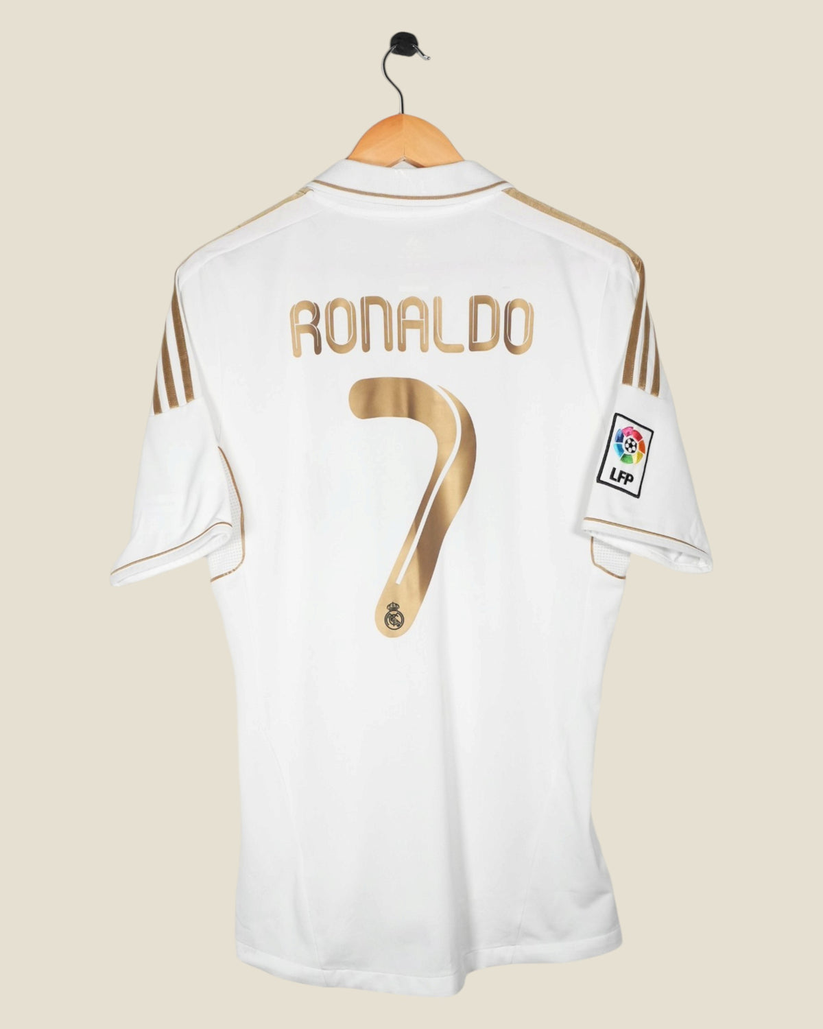 REAL MADRID 2011/12 RONALDO HOME SHIRT (M) ADIDAS