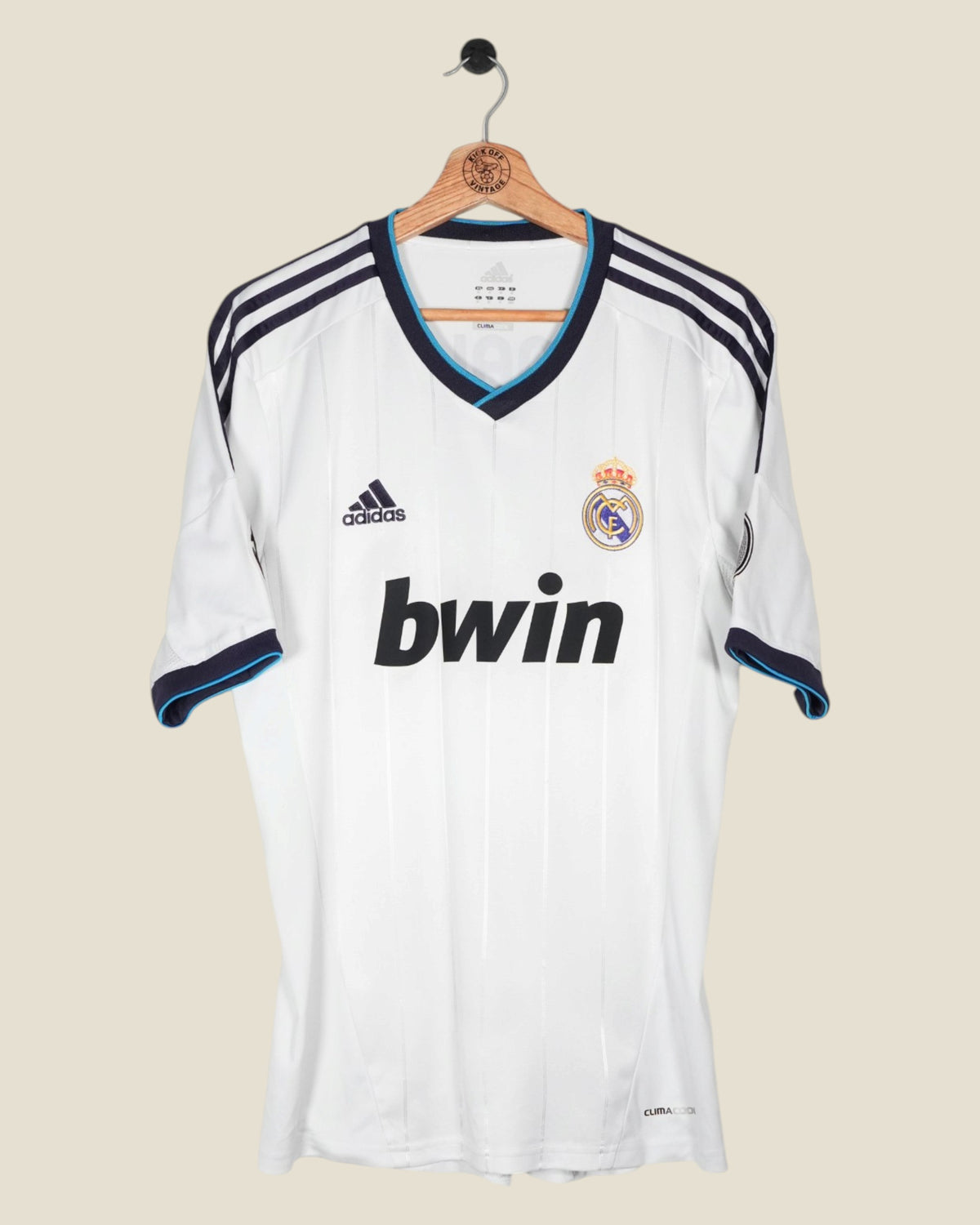 REAL MADRID 2012/13 RONALDO UCL HOME SHIRT (M) ADIDAS