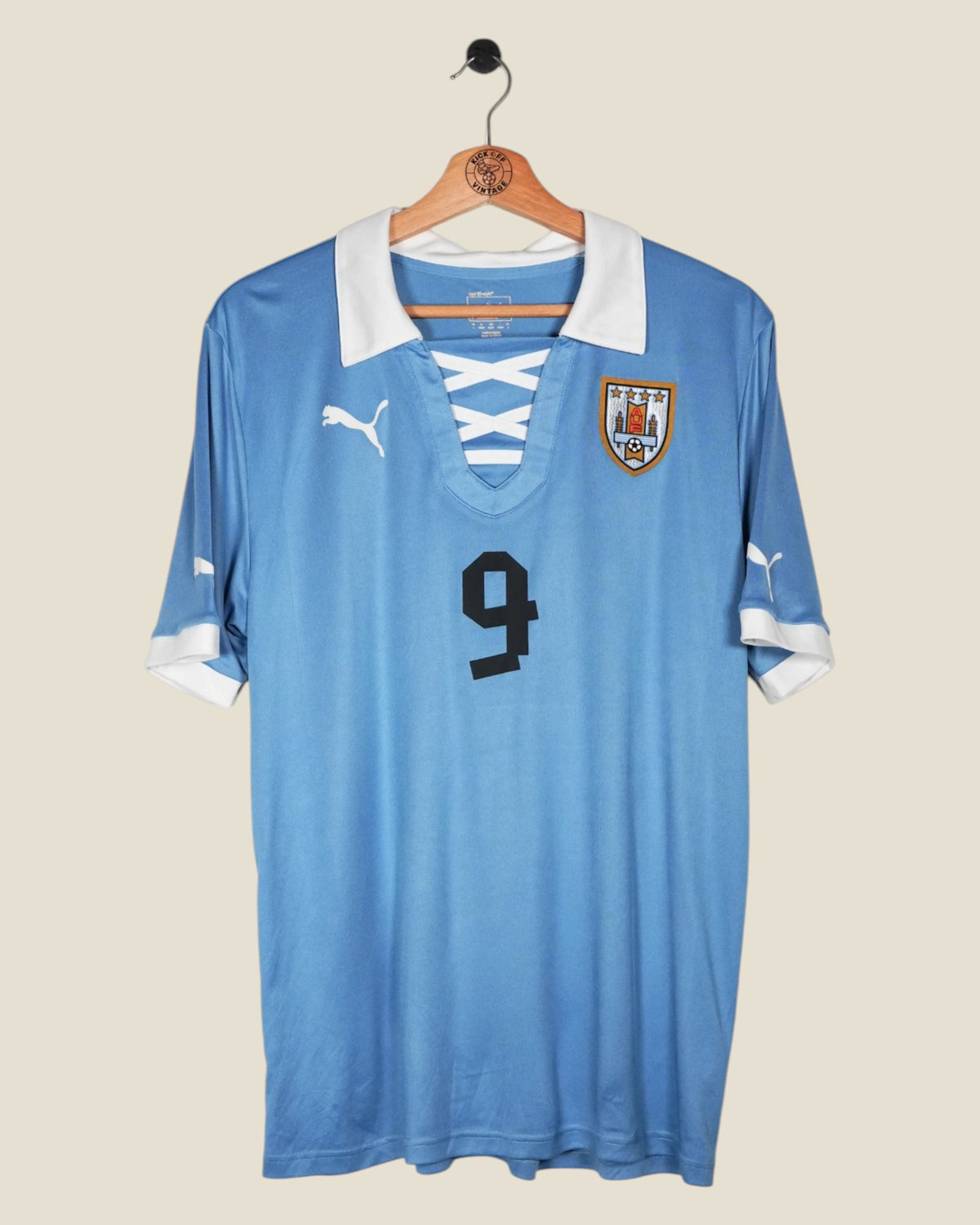 URUGUAY 2013 SUAREZ HOME SHIRT (L) PUMA