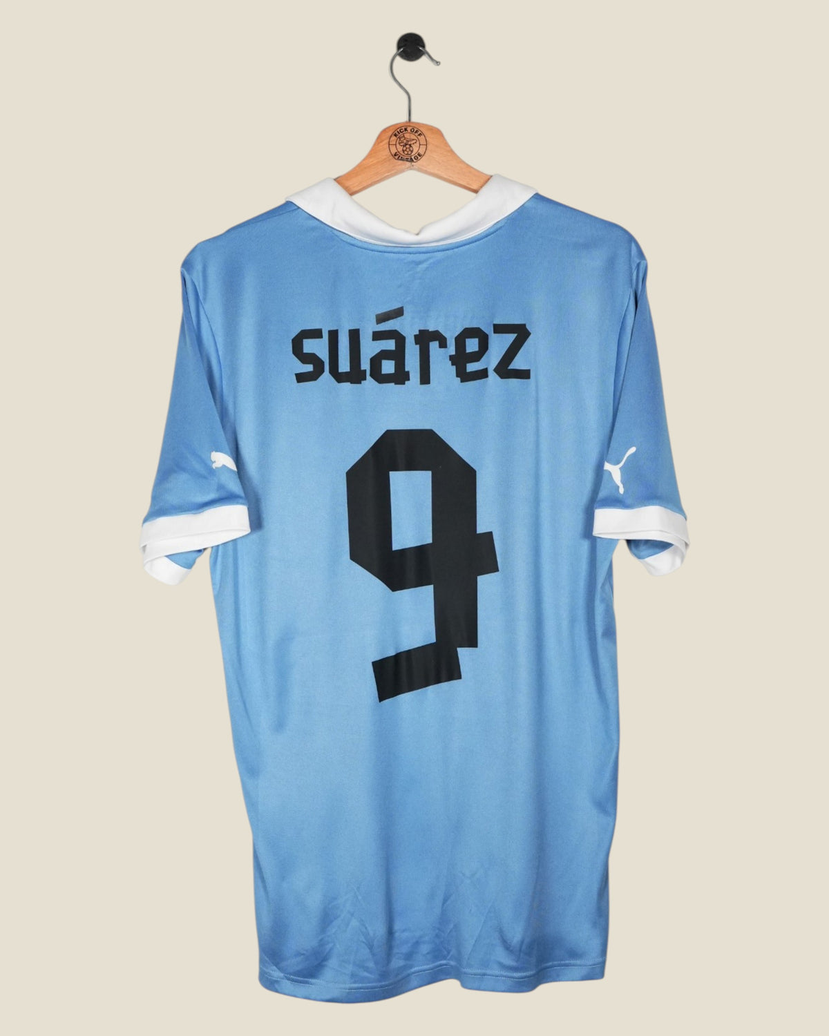 URUGUAY 2013 SUAREZ HOME SHIRT (L) PUMA
