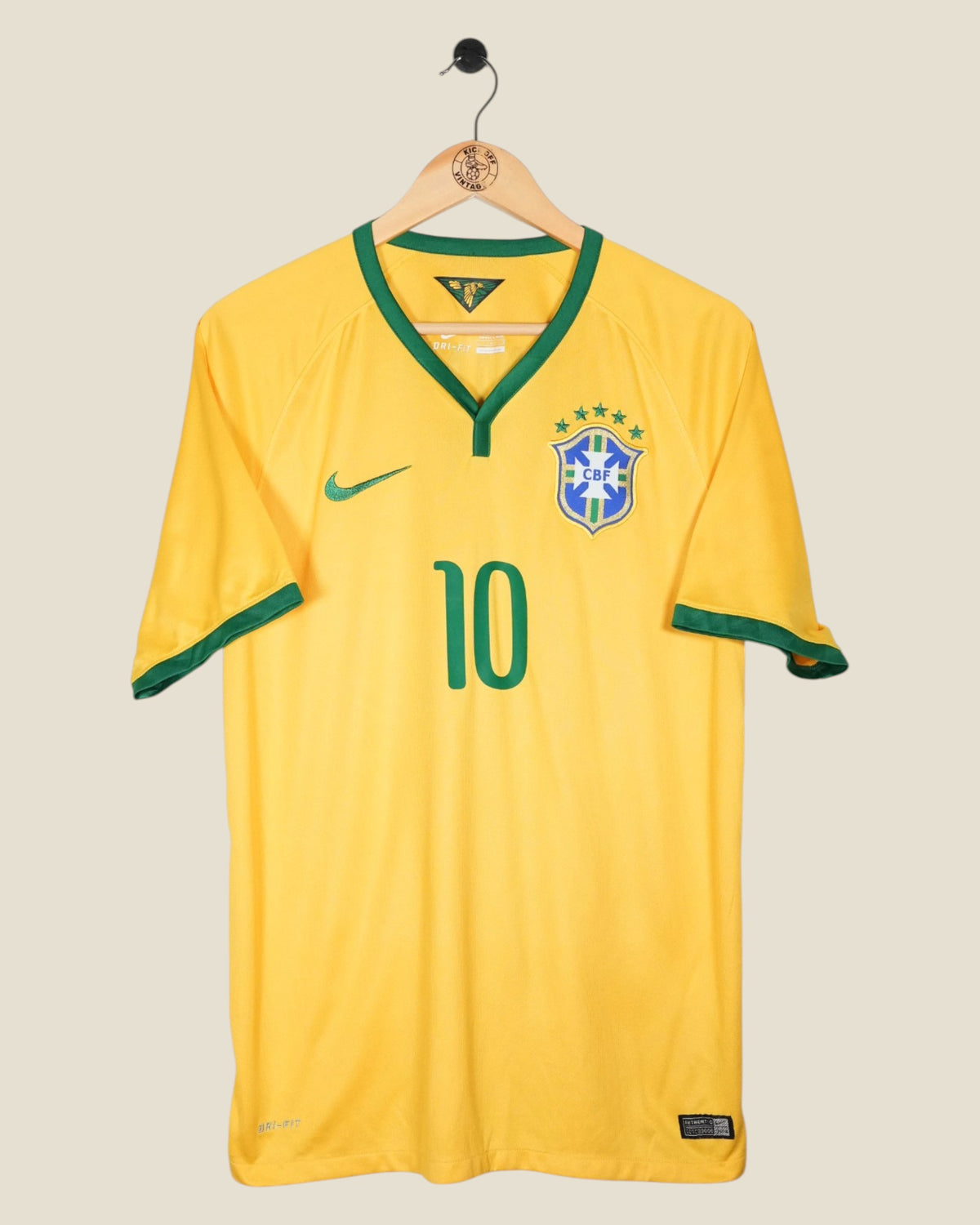 BRAZIL 2014 NEYMAR HOME SHIRT (L) NIKE