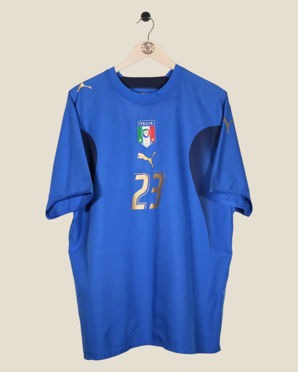 ITALY 2006 MATERAZZI HOME SHIRT (XL) PUMA