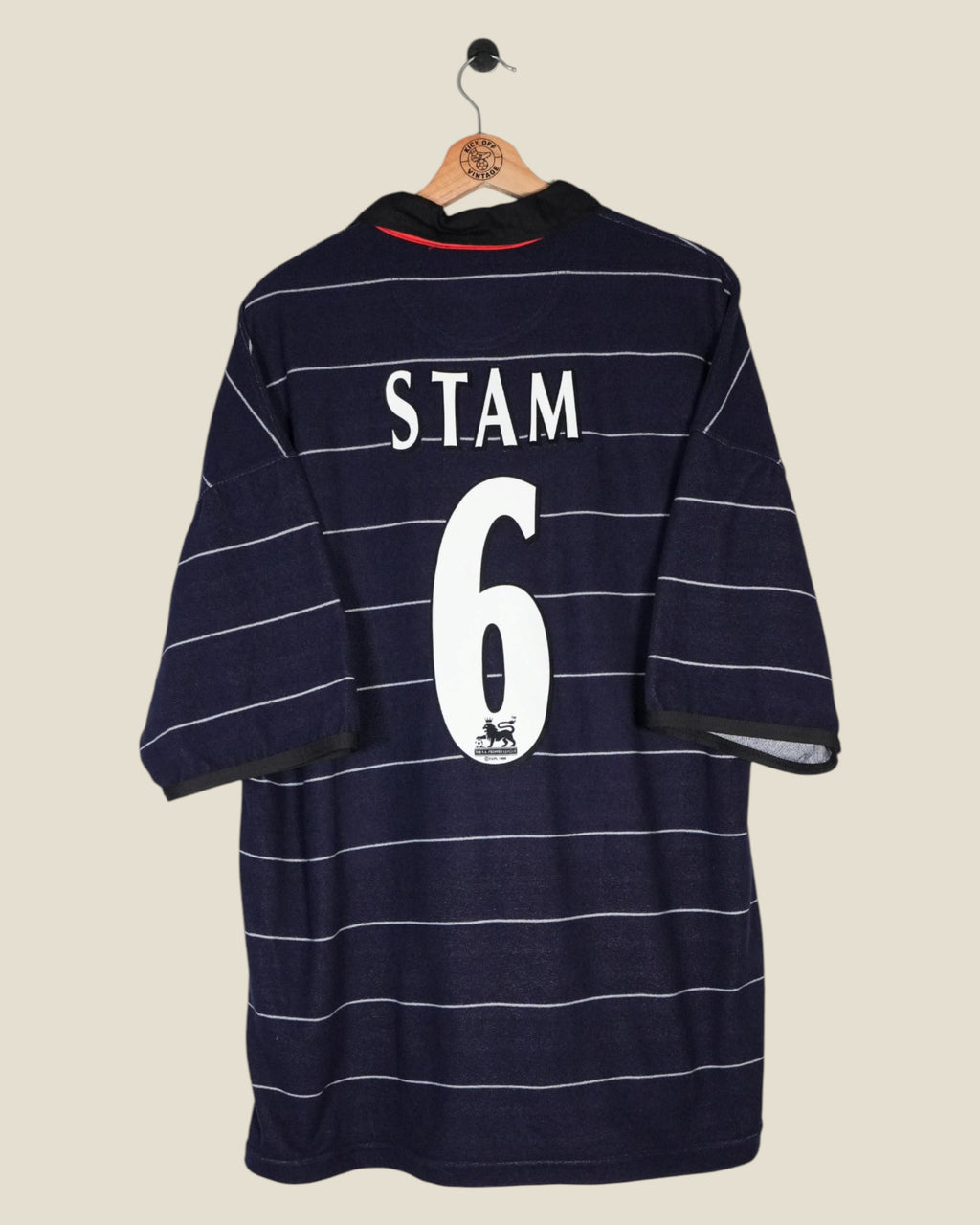 MANCHESTER UNITED 1999/00 STAM AWAY SHIRT (XXL) UMBRO