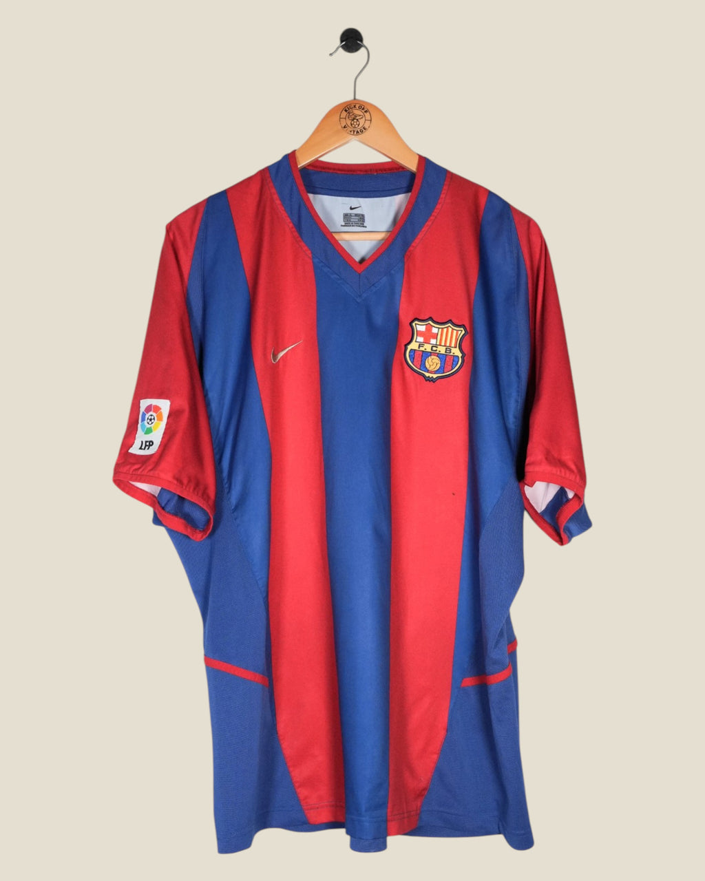 BARCELONA 2002/03 KLUIVERT HOME SHIRT (XL) NIKE