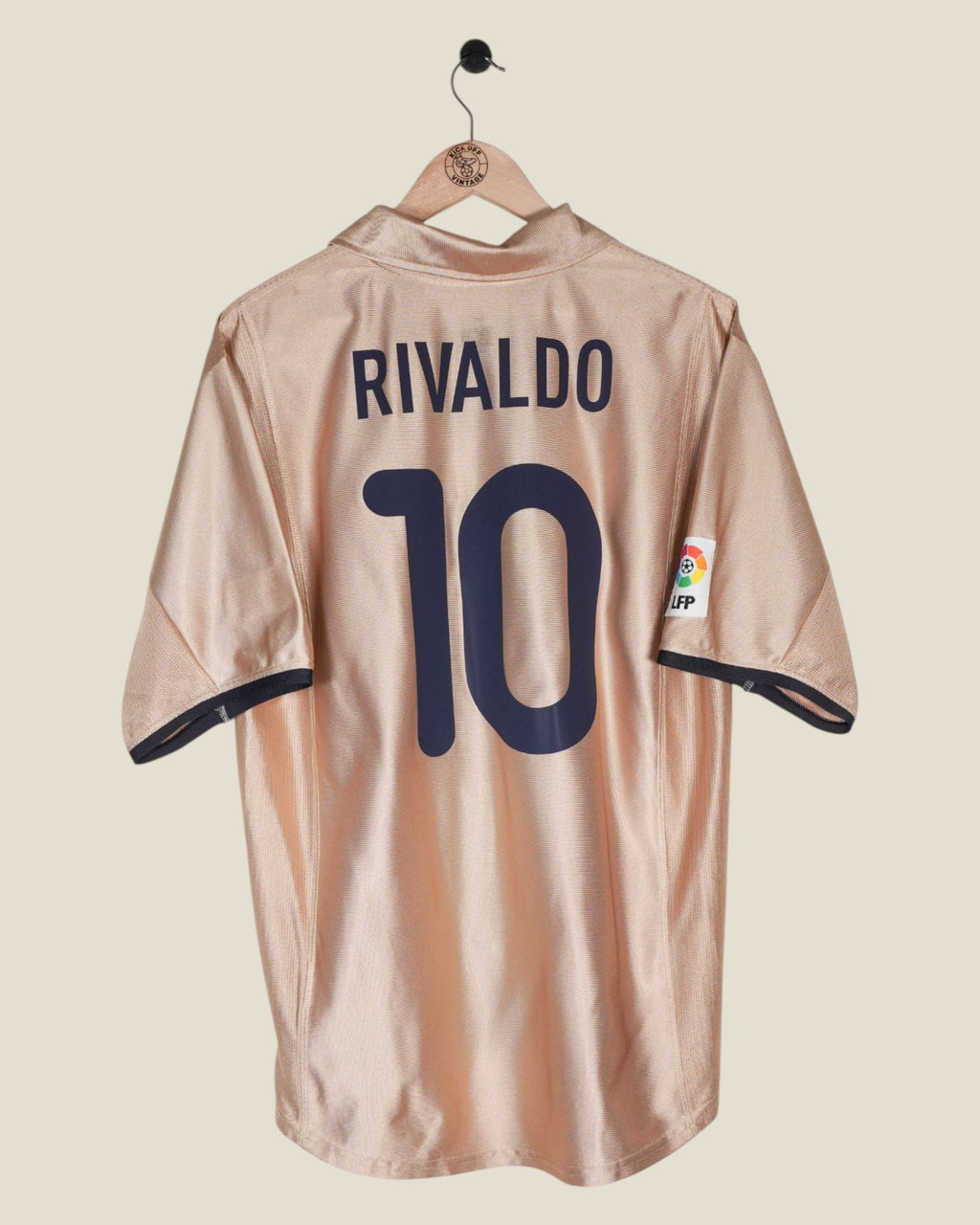 BARCELONA 2001/02 RIVALDO AWAY SHIRT (L) NIKE