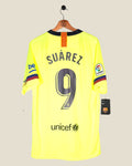 BARCELONA 2018/19 SUAREZ AWAY SHIRT BNWT (L) NIKE