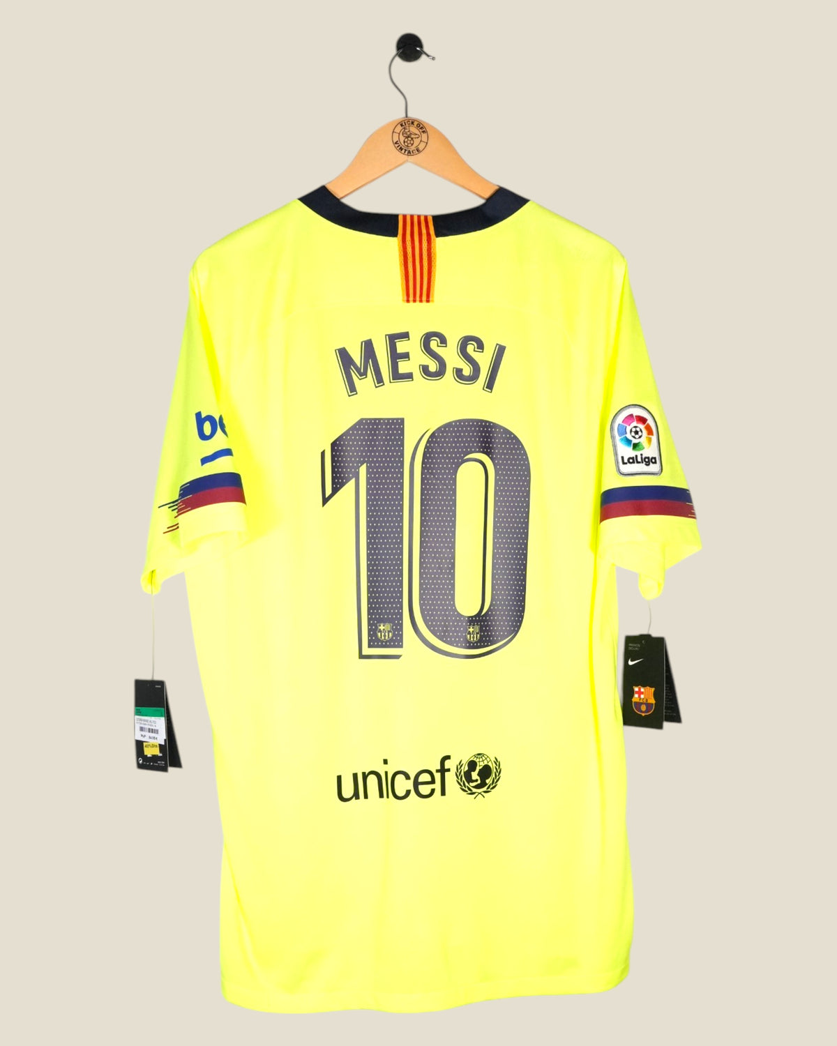 BARCELONA 2018/19 MESSI AWAY SHIRT BNWT (XL) NIKE