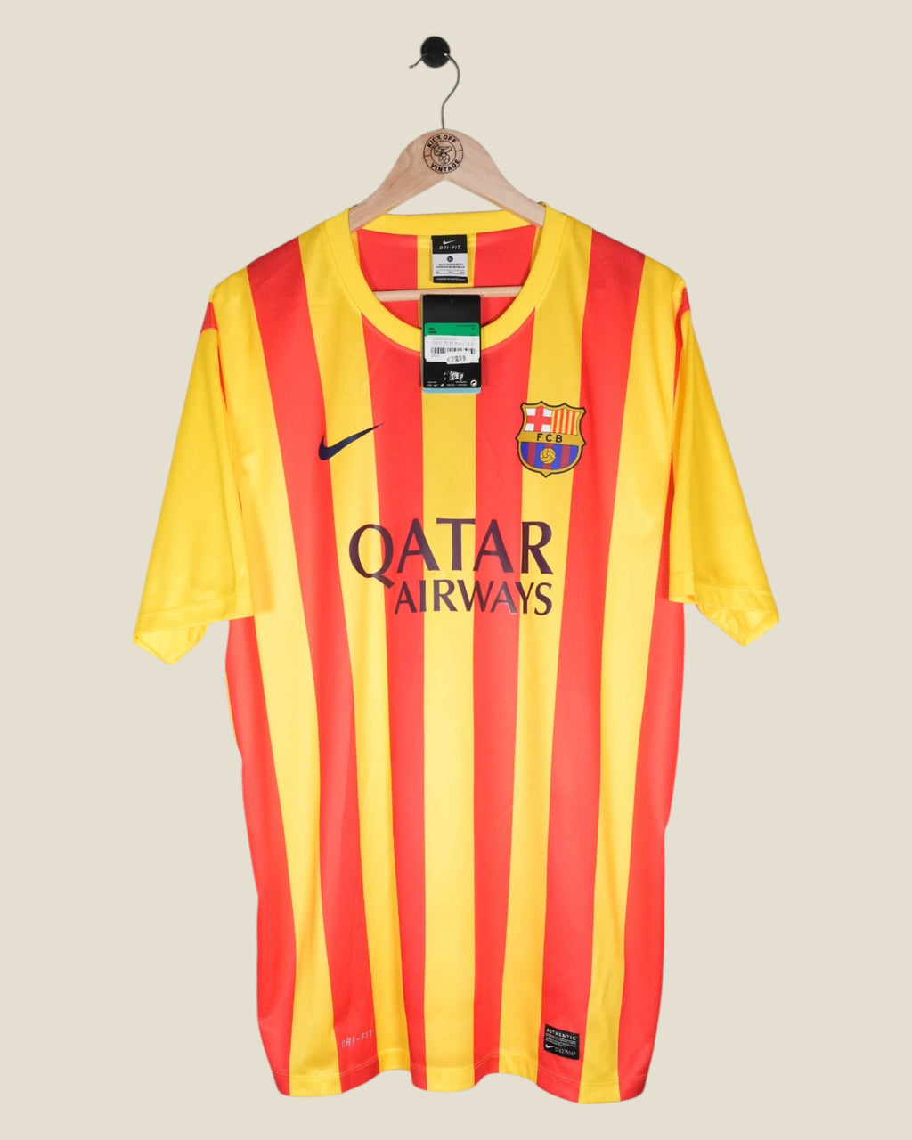 BARCELONA 2013/14 MESSI AWAY SHIRT BASIC VERSION BNWT (XL) NIKE