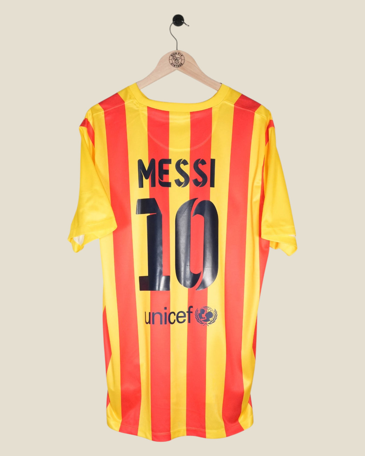 BARCELONA 2013/14 MESSI AWAY SHIRT BASIC VERSION BNWT (XL) NIKE