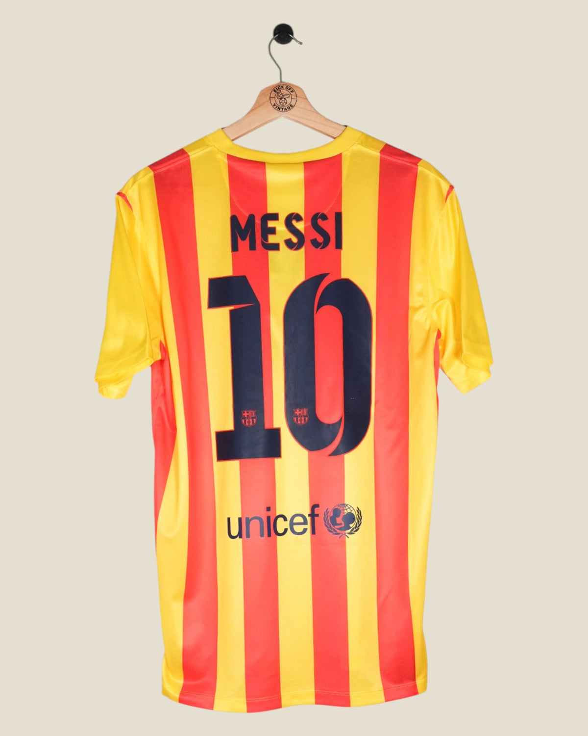 BARCELONA 2013/14 MESSI AWAY SHIRT BNWT (M) NIKE
