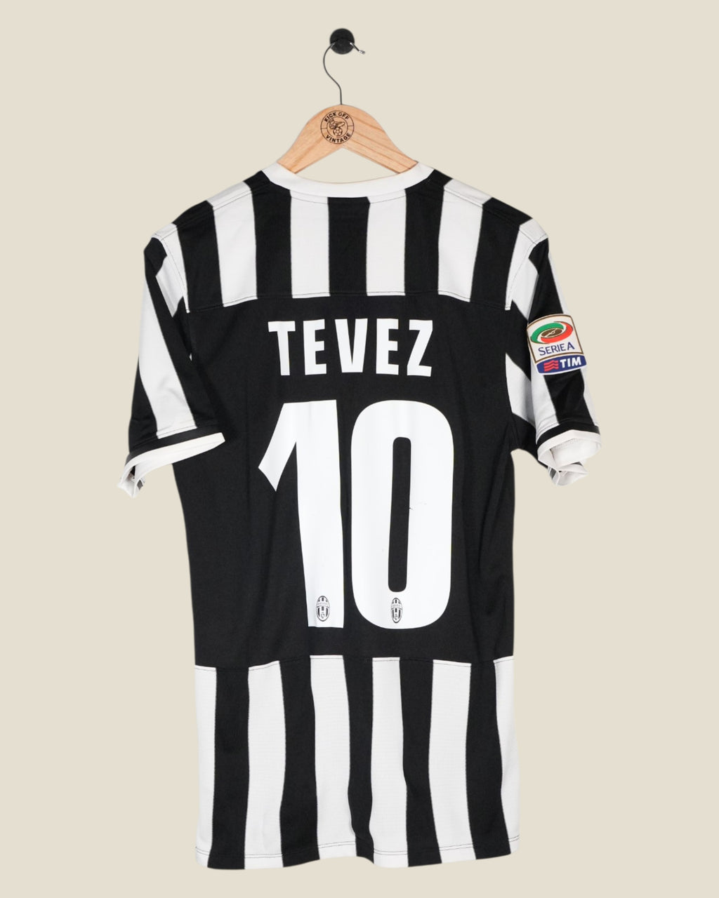 JUVENTUS 2013/14 TEVEZ HOME SHIRT (M) NIKE