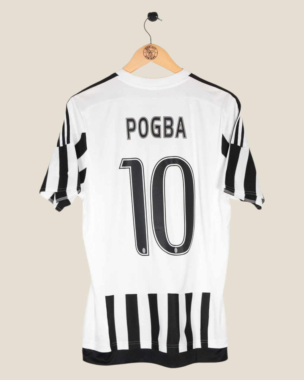 JUVENTUS 2015/16 POGBA HOME SHIRT (M) ADIDAS