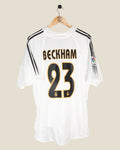 REAL MADRID 2004/05 BECKHAM HOME SHIRT (L) ADIDAS