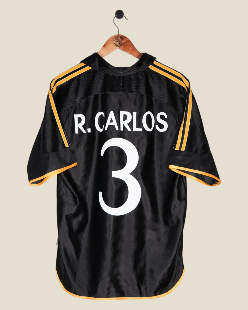 REAL MADRID 1999/01 CARLOS AWAY SHIRT (M) ADIDAS
