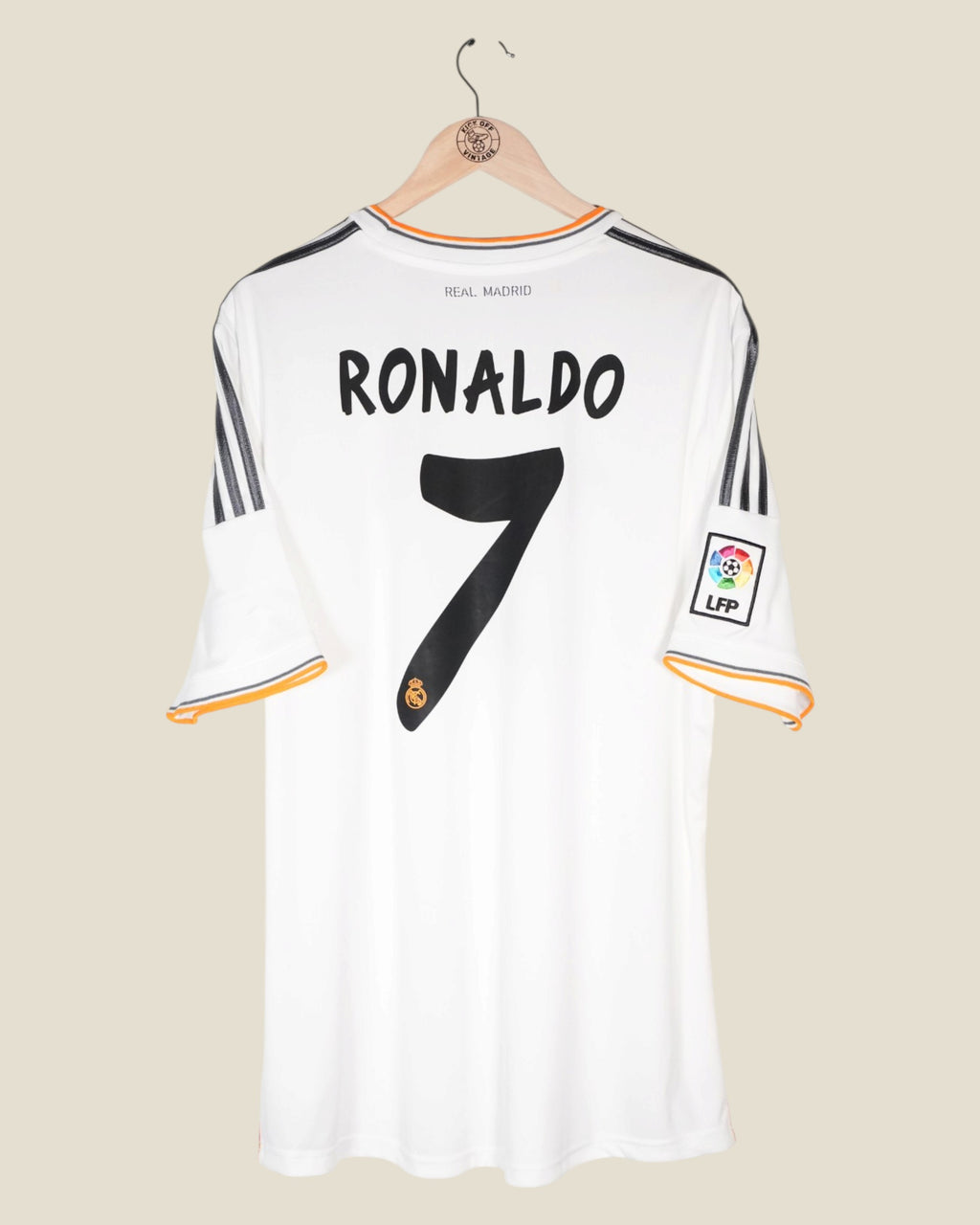 REAL MADRID 2013/14 RONALDO HOME SHIRT BNWT (XL) ADIDAS