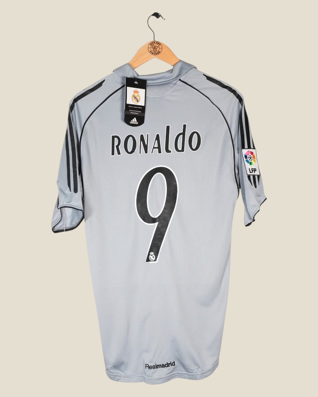 REAL MADRID 2005/06 RONALDO THIRD SHIRT BNWT (S) ADIDAS