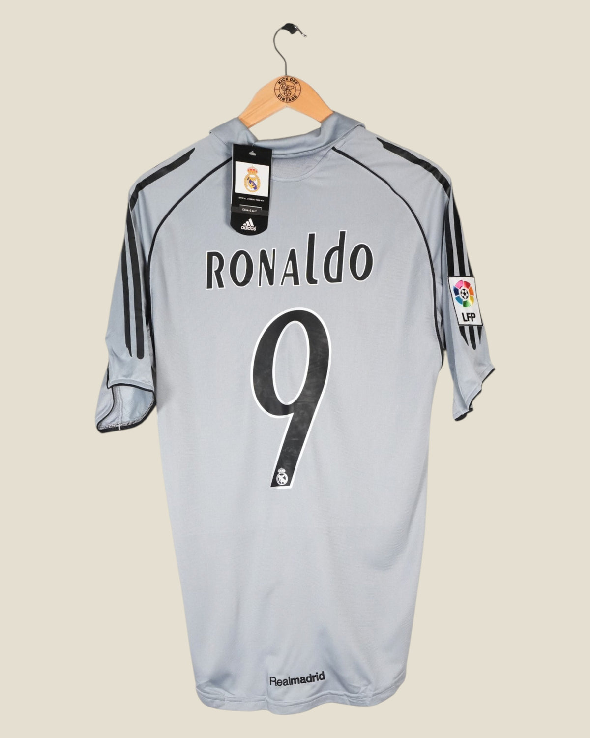 REAL MADRID 2005/06 RONALDO THIRD SHIRT BNWT (S) ADIDAS