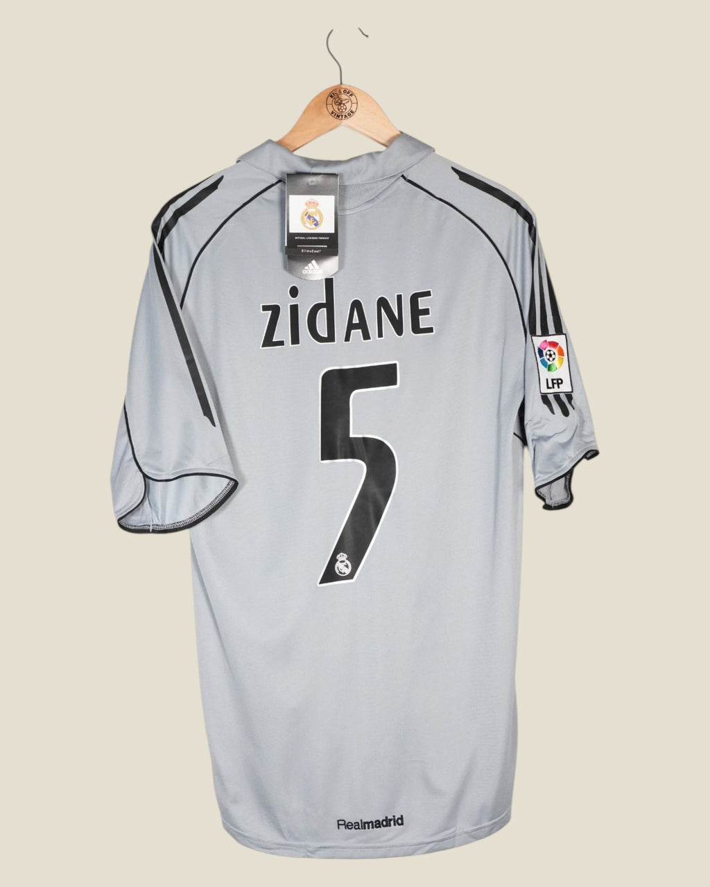 REAL MADRID 2005/06 ZIDANE THIRD SHIRT BNWT (M) ADIDAS