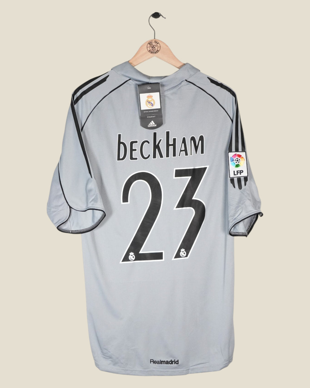 REAL MADRID 2005/06 BECKHAM THIRD SHIRT BNWT (L) ADIDAS