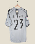 REAL MADRID 2005/06 BECKHAM THIRD SHIRT BNWT (L) ADIDAS
