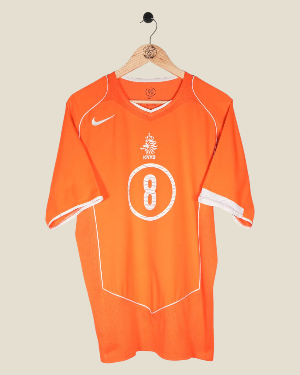NETHERLANDS 2004 DAVIDS HOME SHIRT (L) NIKE