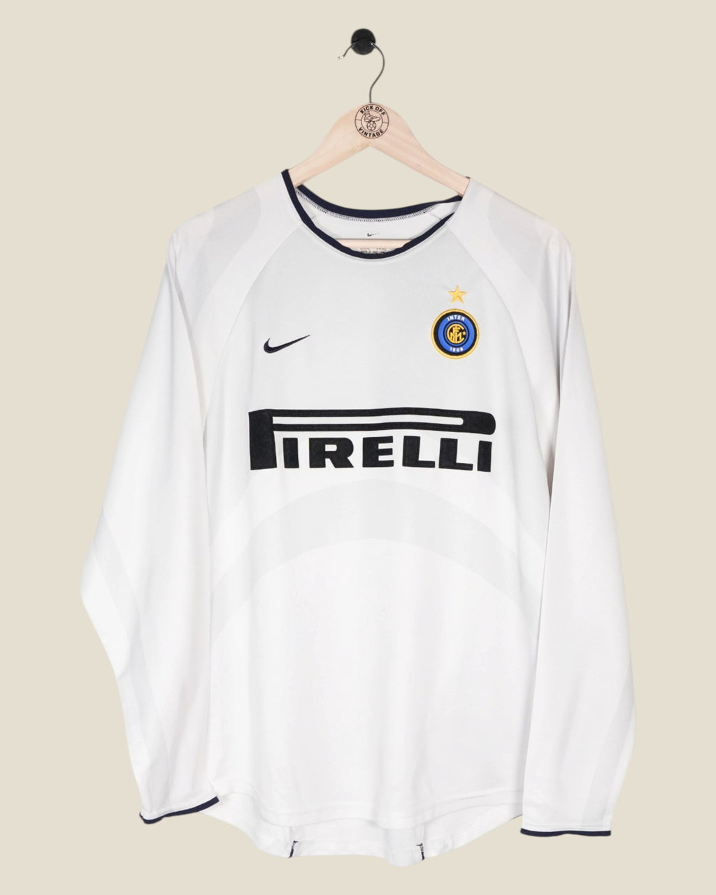 INTER MILAN 2001/02 RONALDO AWAY SHIRT L/S (S) NIKE