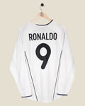 INTER MILAN 2001/02 RONALDO AWAY SHIRT L/S (S) NIKE