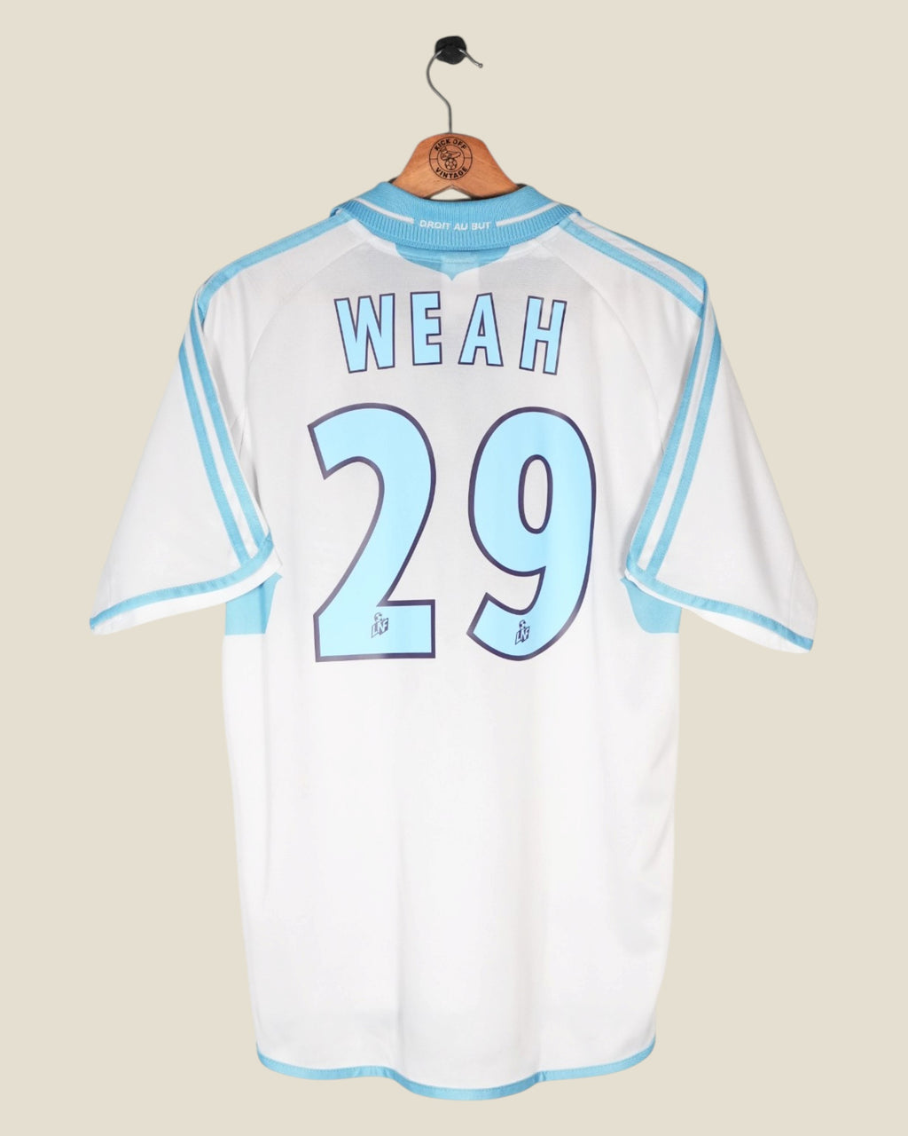 MARSEILLE 2000/01 WEAH HOME SHIRT (S) ADIDAS