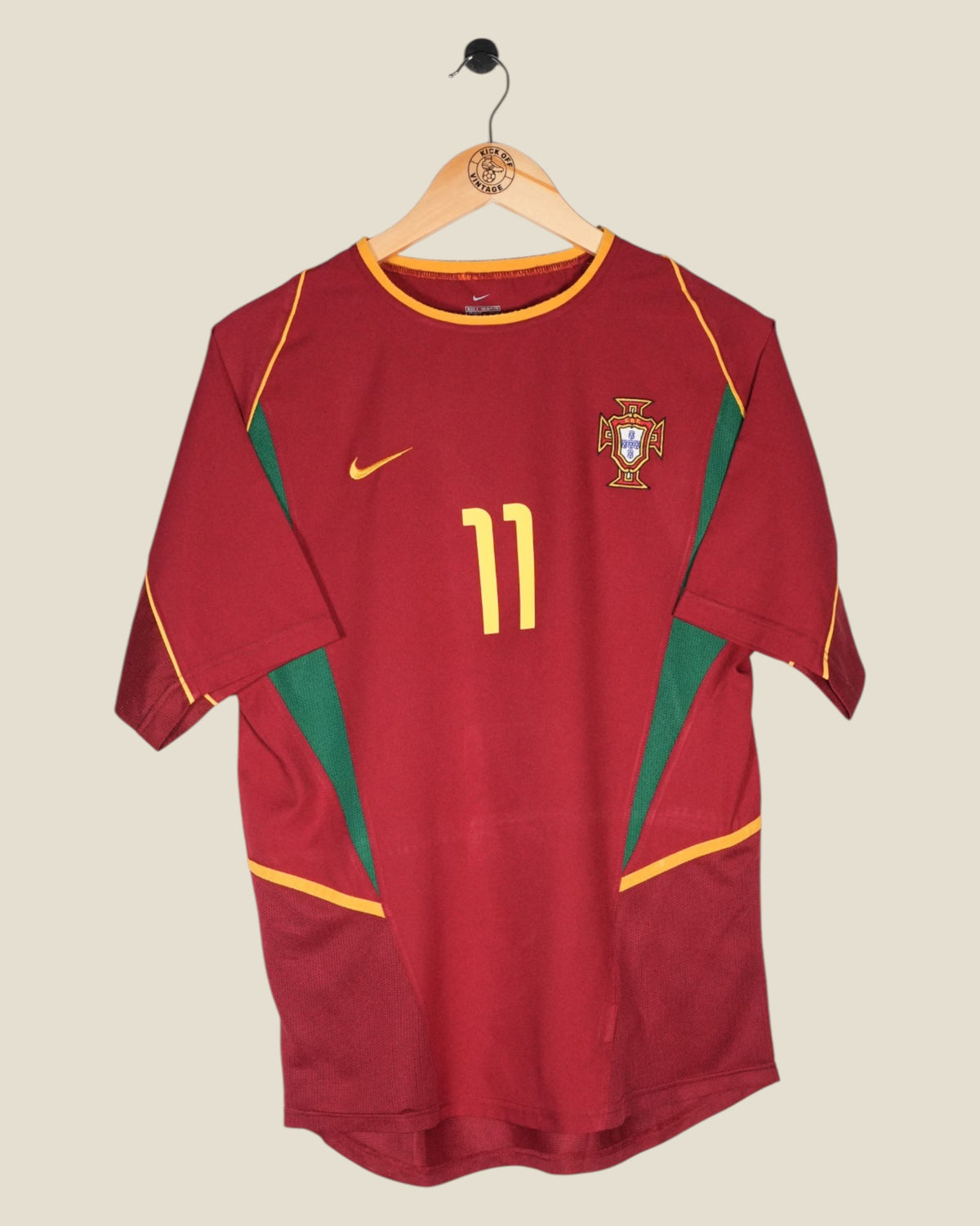 PORTUGAL 2002 RONALDO HOME SHIRT (S) NIKE