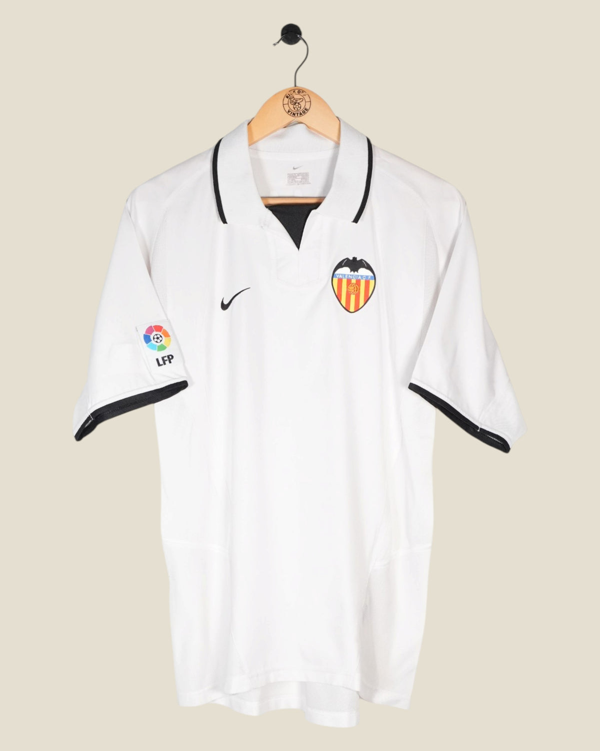 VALENCIA 2002/03 AIMAR HOME SHIRT (S) NIKE