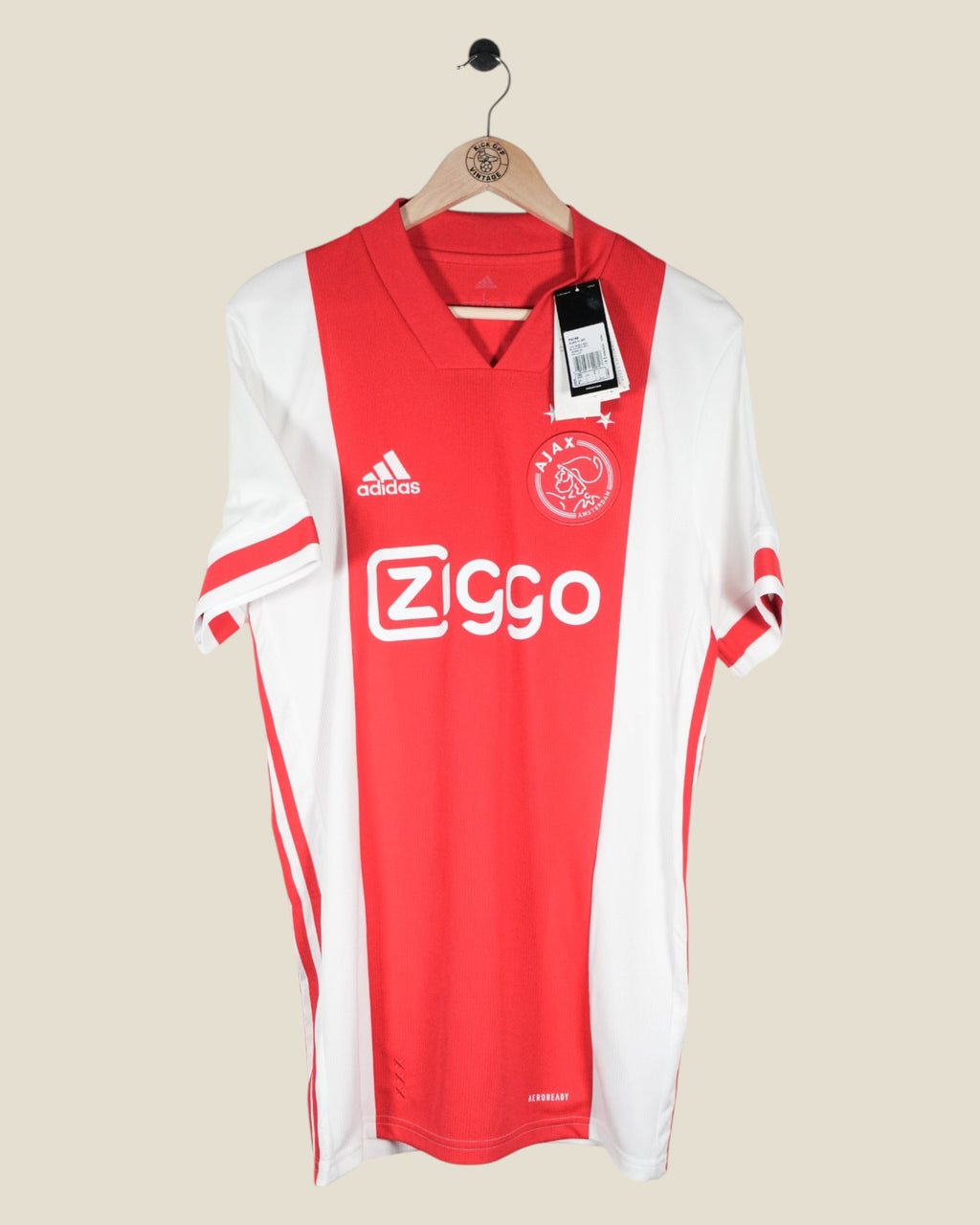 AJAX 2020/21 GRAVENBERCH HOME SHIRT BNWT (L) ADIDAS