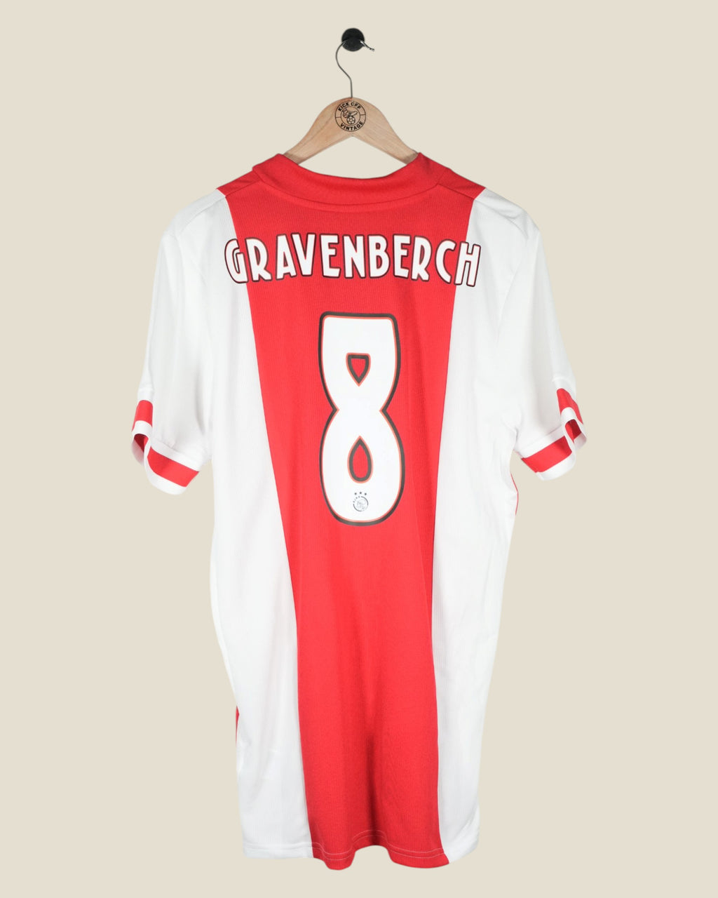 AJAX 2020/21 GRAVENBERCH HOME SHIRT BNWT (L) ADIDAS