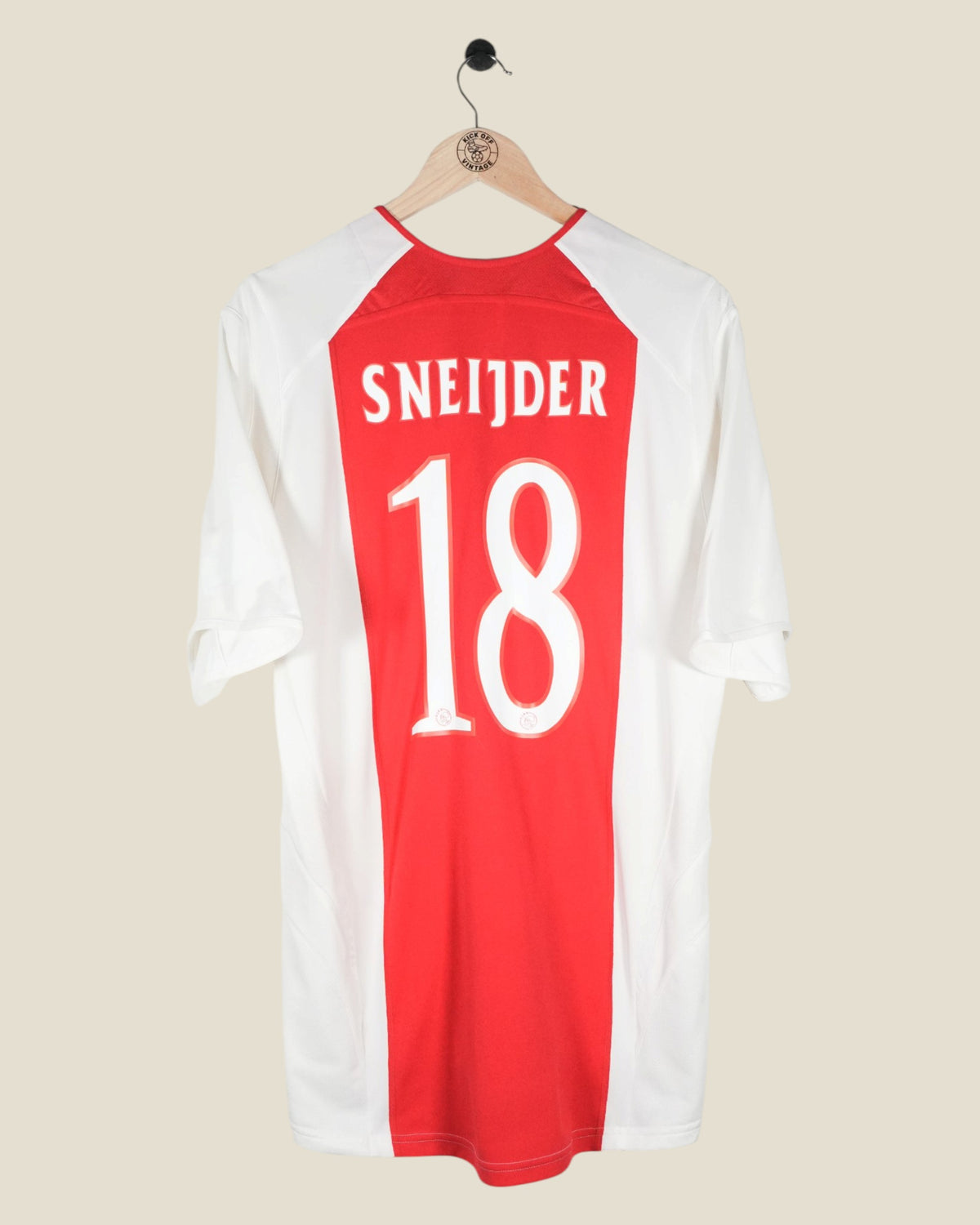 AJAX 2005/06 SNEIJDER HOME SHIRT (L) ADIDAS