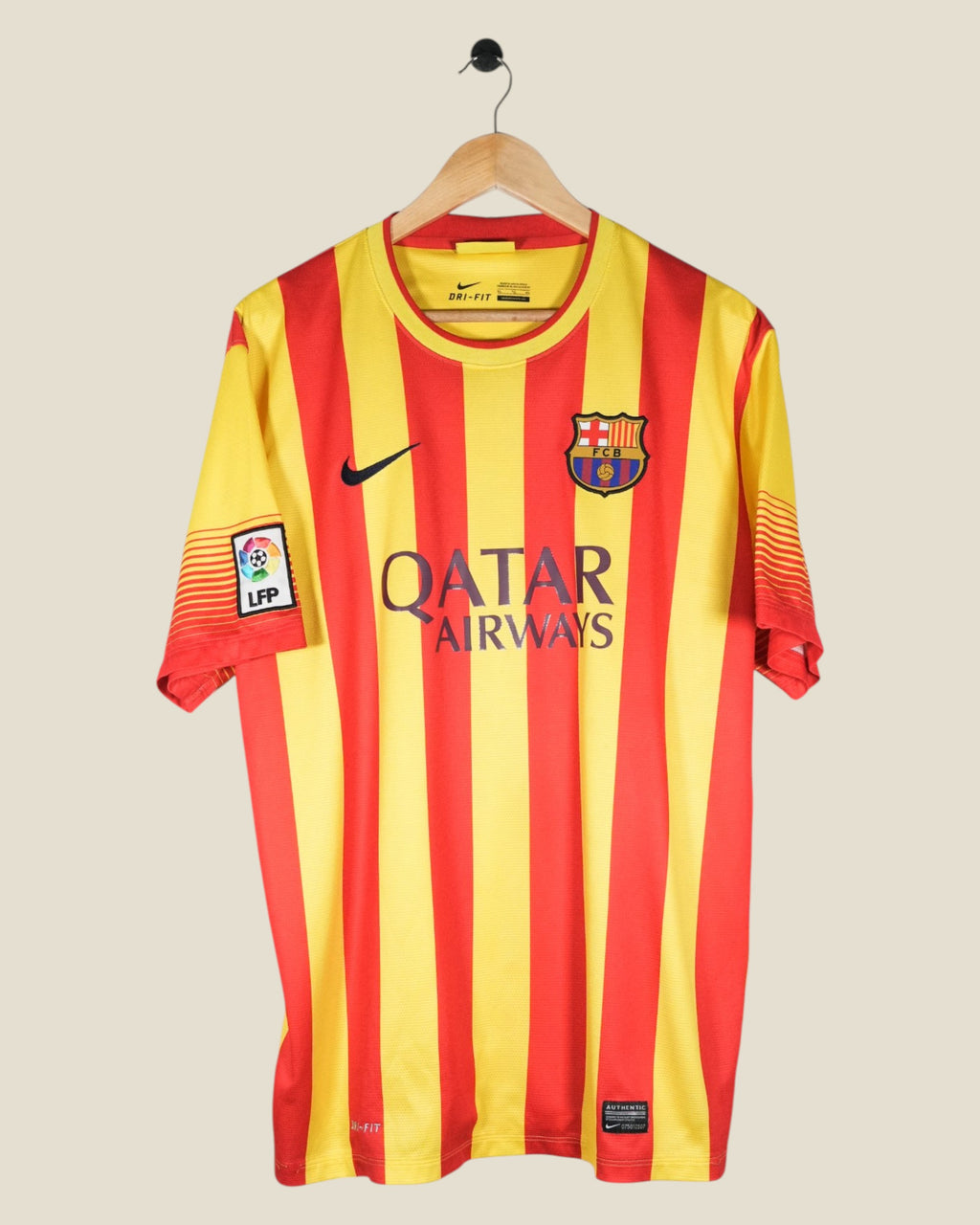 BARCELONA 2013/14 MESSI AWAY SHIRT (XL) NIKE